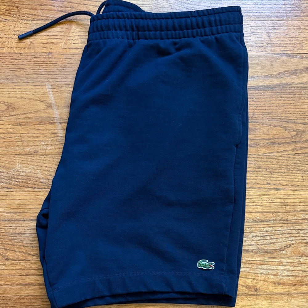 Lacoste XXL Men's Regular Fit Fleece Shorts Navy Blue